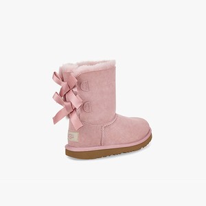 Ugg Bailey Bow II Kids Classic Boots Pink (9827AKOJX)